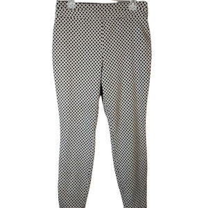 7th Avenue Design Company NY & Co Dressy Pants Metallic Print Size L